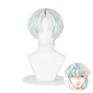 SAKUMETA KEI UZUKI Light Green Short Cosplay Wig