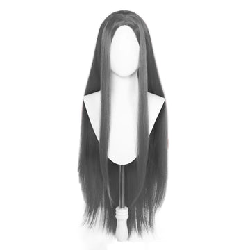 Non-styled Universal 100cm Middle-parted Long Wig For Wig Makers