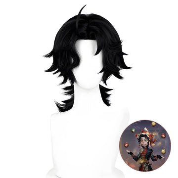 SAKUMETA ACROBAT/MIKE MORTON/RAIN PEARL black long cosplay wig
