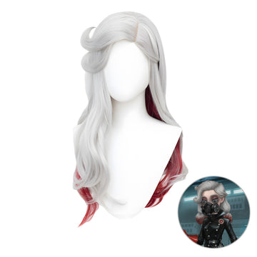 SAKUMETA ADA MESMER/PSYCHOLOGIST/DOOMSDAY RESCUER Silver-White Gradient Cosplay Wig