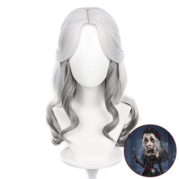 SAKUMETA ADA MESMER/PSYCHOLOGIST/EVERLASTING NIGHT Silver-White Gradient Cosplay Wig