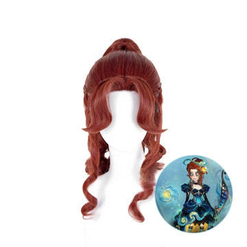 SAKUMETA ARCHER/BRYNHILDR VILULF/THE ANACHRONIC VILULF red brown long cosplay wig