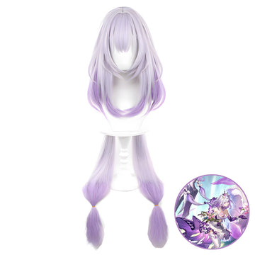 SAKUMETA CASTORICE Purple Long Cosplay Wig