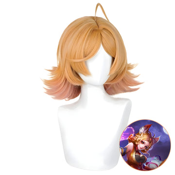 SAKUMETA DAJI brownish yellow cosplay wig