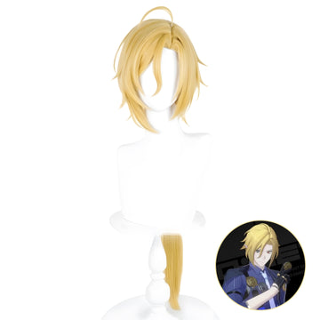 SAKUMETA HUGO Golden Cosplay Wig