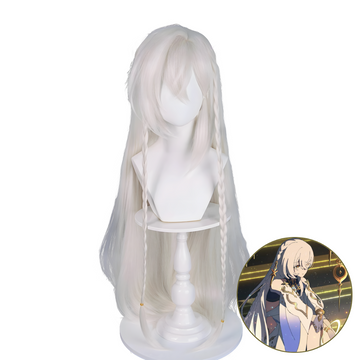 SAKUMETA ISTAROTH Silver White Long Cosplay Wig