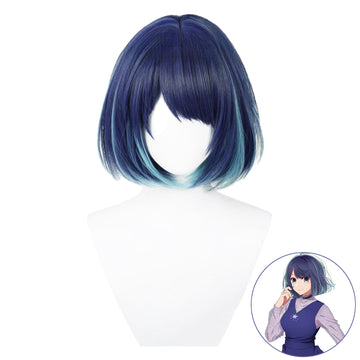 SAKUMETA Kurokawa Akane Blue Long Cosplay Wig