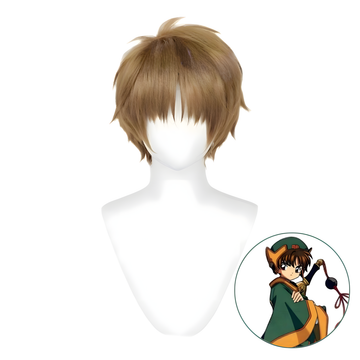 SAKUMETA Li Syaoran Brown Short Cosplay Wig