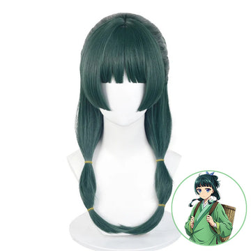 SAKUMETA MAOMAO Dark Green Long Cosplay Wig