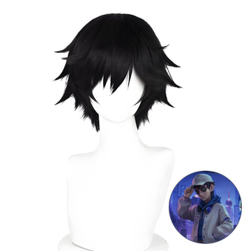 SAKUMETA MERCENARY/NAIB SUBEDAR/OPH.NAIB Black Short Cosplay Wig