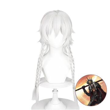 SAKUMETA NIGHT WATCH/ITHAQUA/MORNINGSTAR Silver White Cosplay Wig