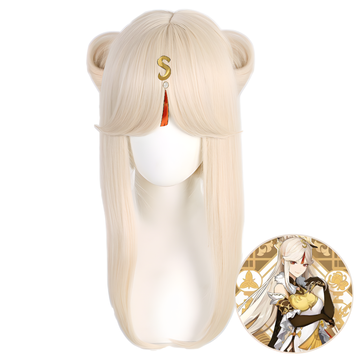 SAKUMETA NINGGUANG Gold Cosplay Wig