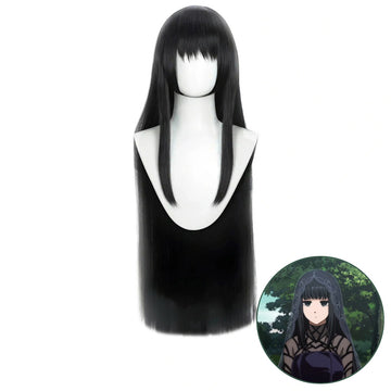 SAKUMETA OSARAGI Black Long Cosplay Wig