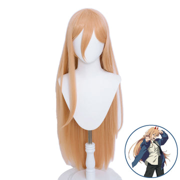 SAKUMETA POWER ORANGE PINK Cosplay Wigs