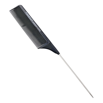 Professional Flat Teeth Styling Comb with Stainless Steel Pintail