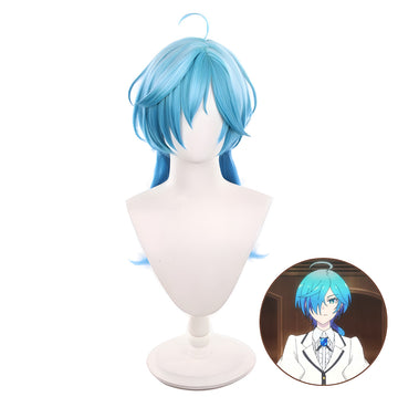 SAKUMETA TINA INASE Blue Long Cosplay Wig