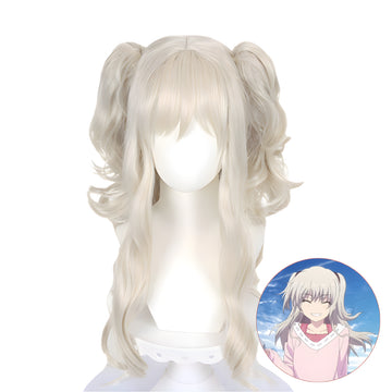 SAKUMETA TOMORI NAO Gold Cosplay Wig with Twin Tails