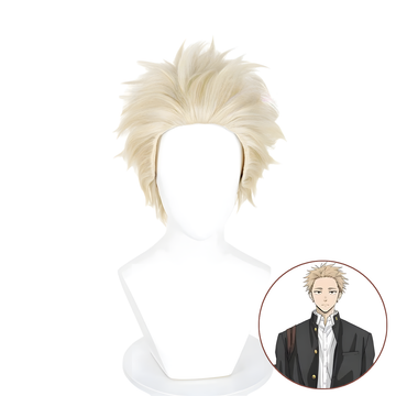 AKUMETA TSUMUGI RINTARO Gold Short Cosplay Wig