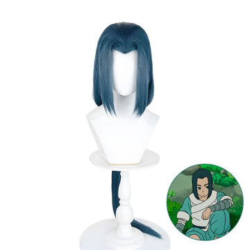 SAKUMETA WUXIAN Dark Green Long Cosplay Wig