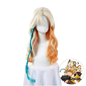 SAKUMETA XILONEN Gold Cosplay Wig with Braids
