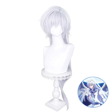 SAKUMETA YUE Silver White Long Cosplay Wig
