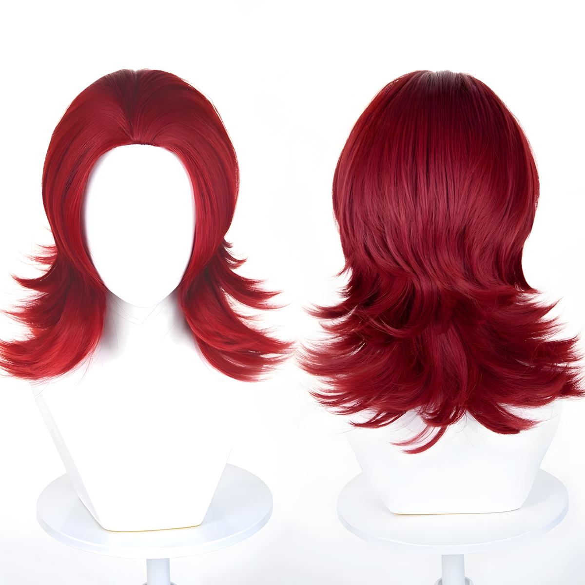 Non-Styled Universal 45CM Wolf Cut Wig with Flipped Ends