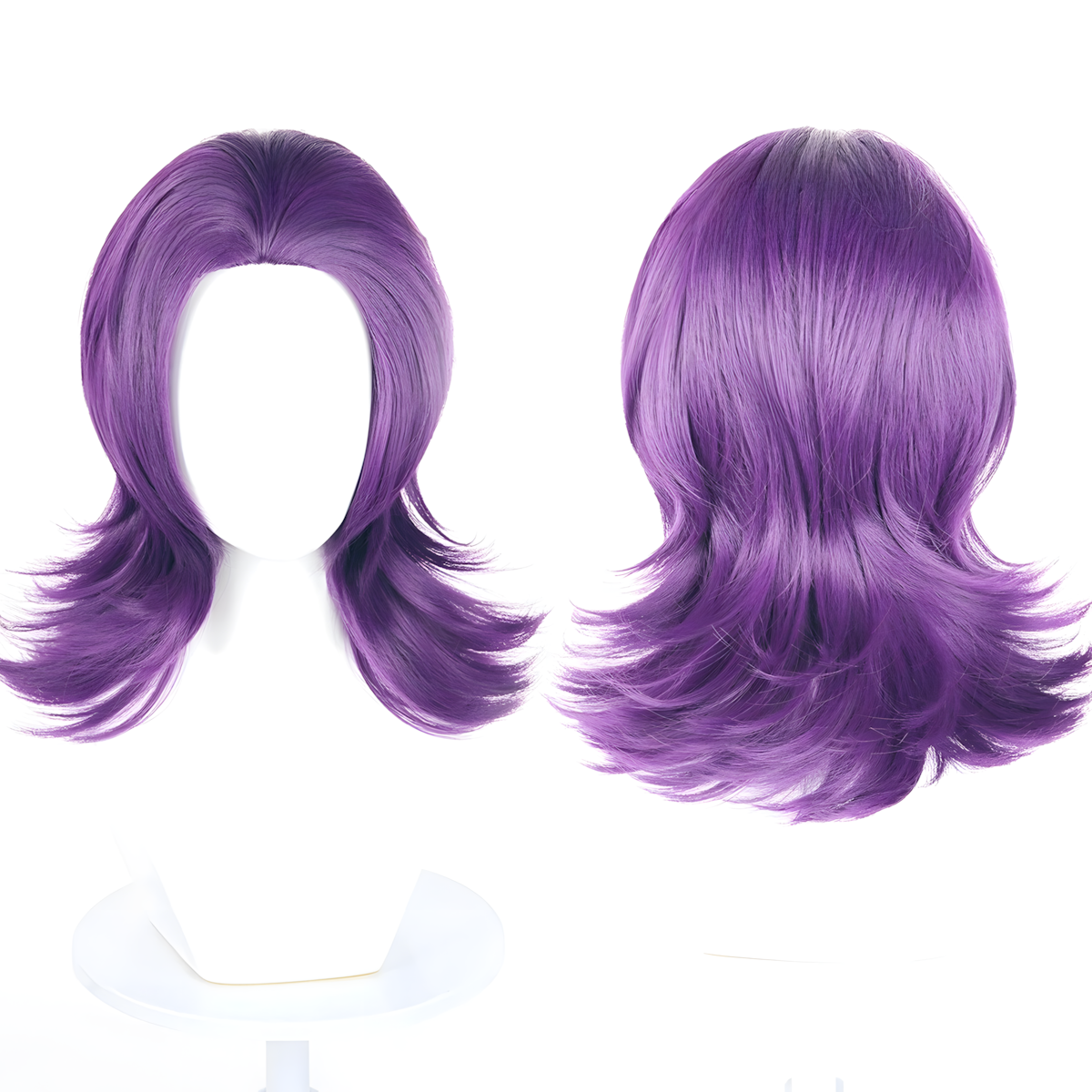 Non-Styled Universal 45CM Wolf Cut Wig with Flipped Ends