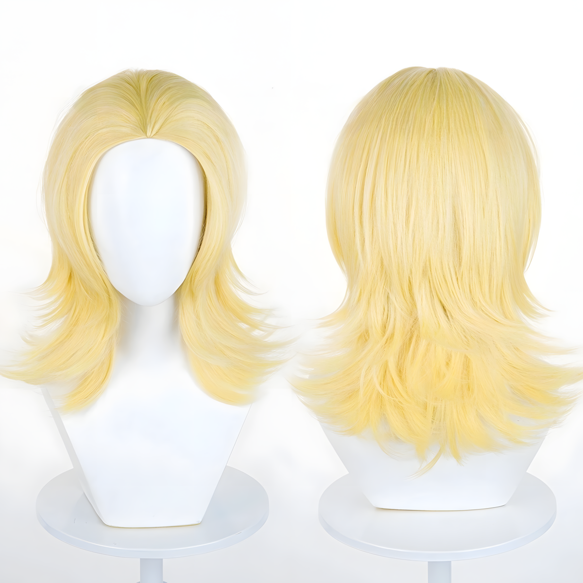 Non-Styled Universal 45CM Wolf Cut Wig with Flipped Ends