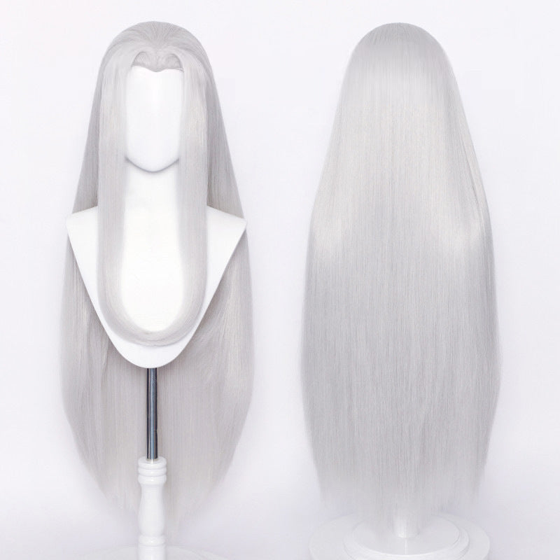 Non-Styled Universal 100cm Long Straight Wig with V-shaped Hairline for Wig Makers