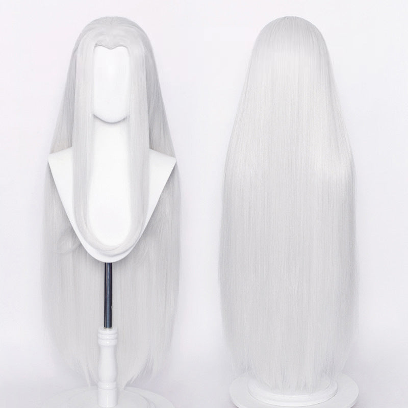 Non-Styled Universal 100cm Long Straight Wig with V-shaped Hairline for Wig Makers