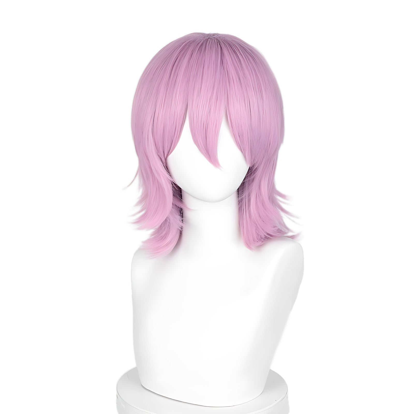 Non-styled Universal 37cm Short Wig with Flipped Ends Design for Wig Makers