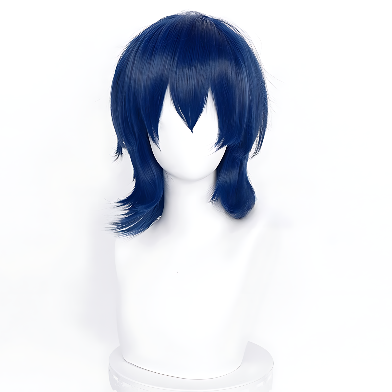 Non-styled Universal 37cm Short Wig with Flipped Ends Design for Wig Makers