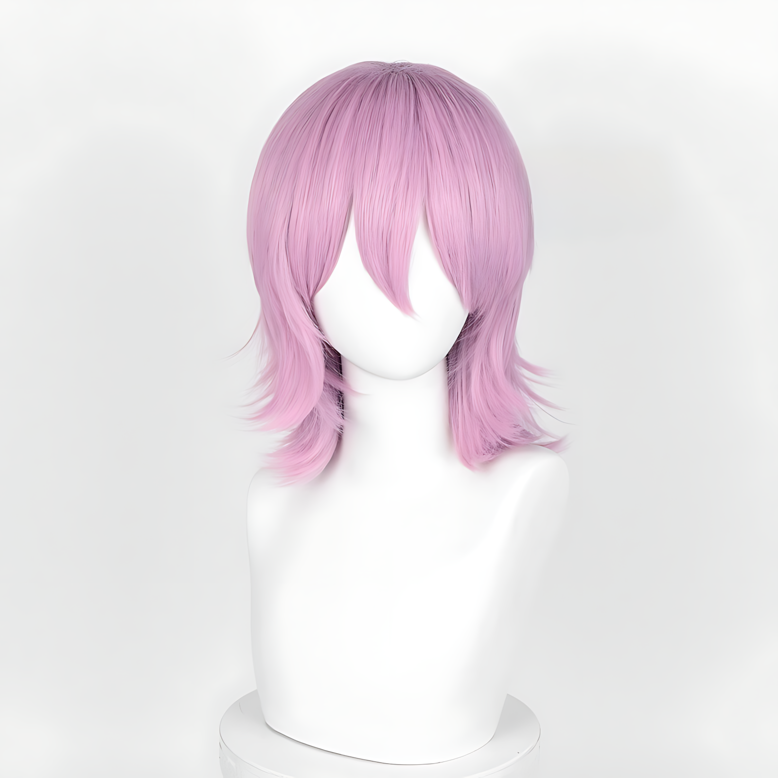 Non-styled Universal 37cm Short Wig with Flipped Ends Design for Wig Makers