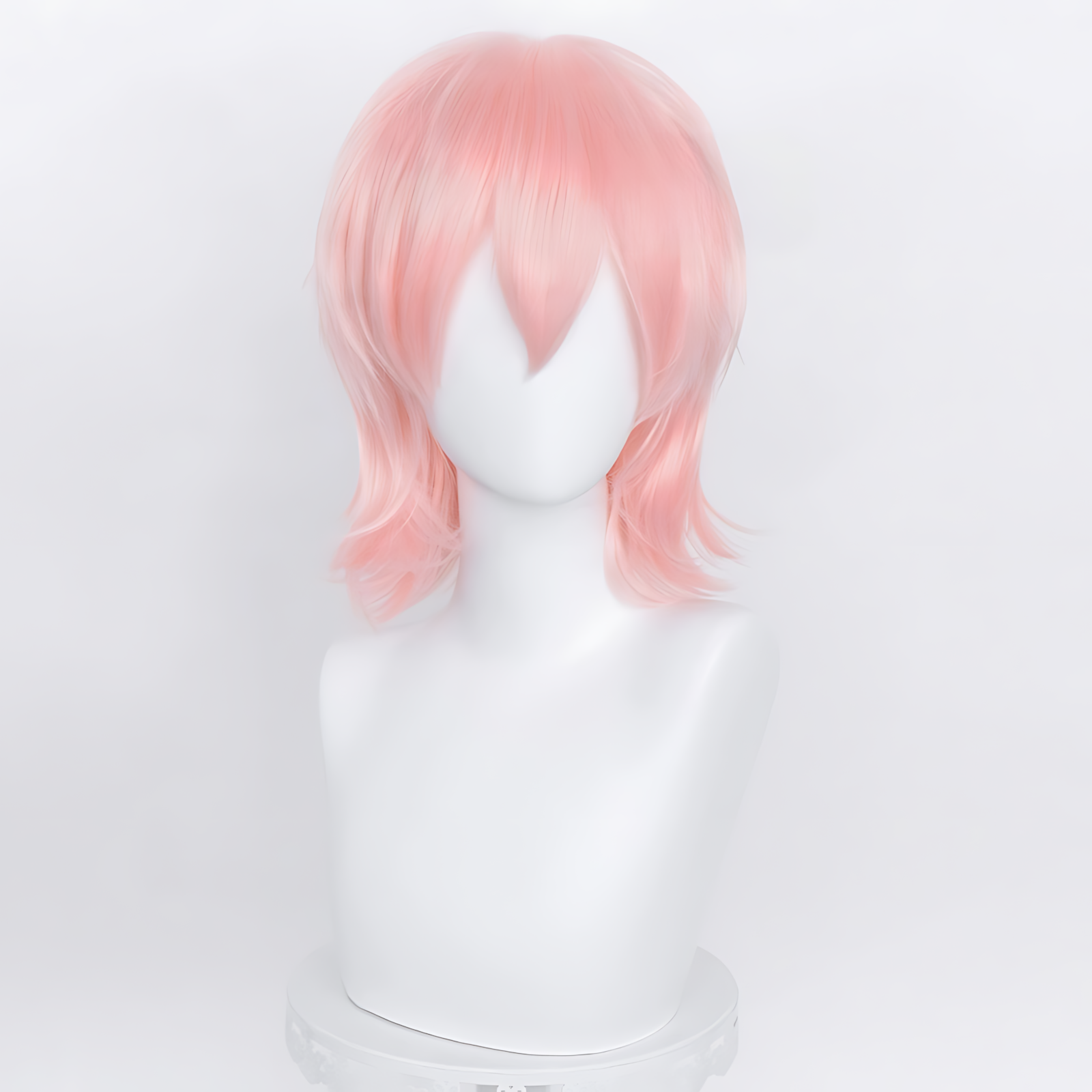 Non-styled Universal 37cm Short Wig with Flipped Ends Design for Wig Makers