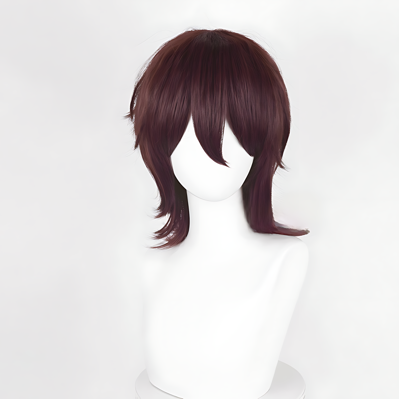 Non-styled Universal 37cm Short Wig with Flipped Ends Design for Wig Makers