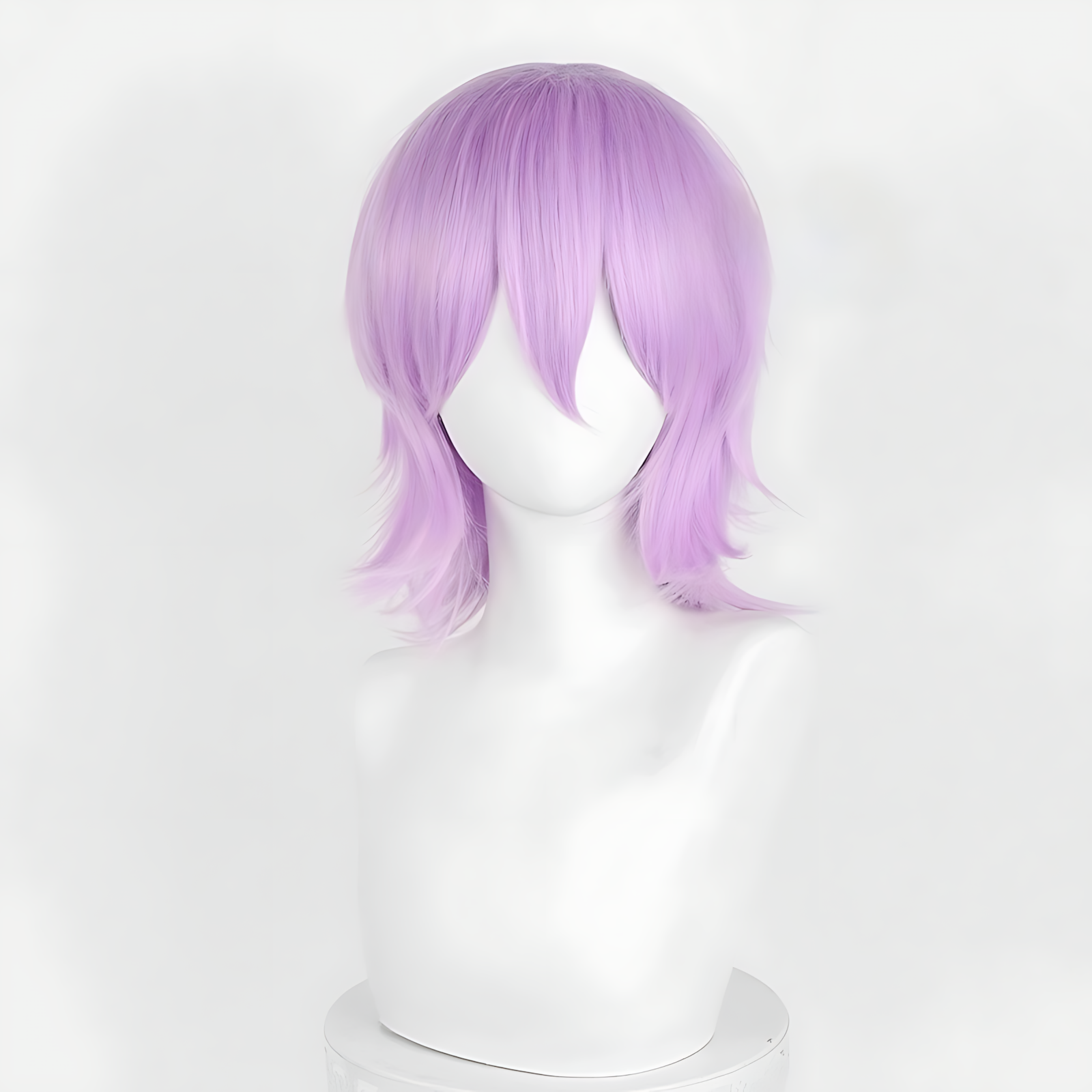 Non-styled Universal 37cm Short Wig with Flipped Ends Design for Wig Makers