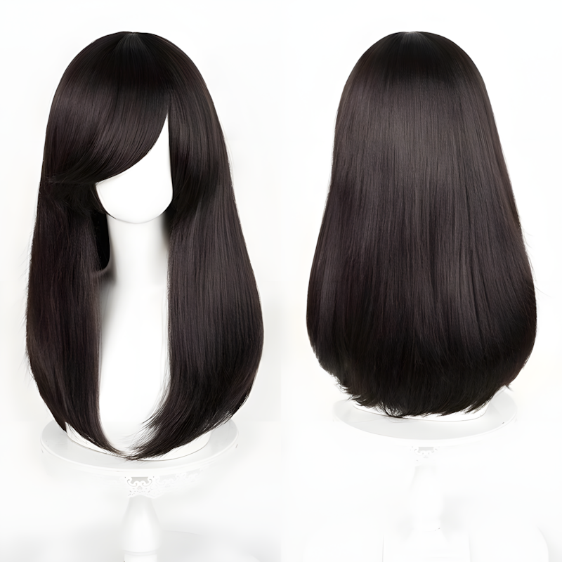 Non-styled Universal 50cm Mid-Length Wig For Wig Makers