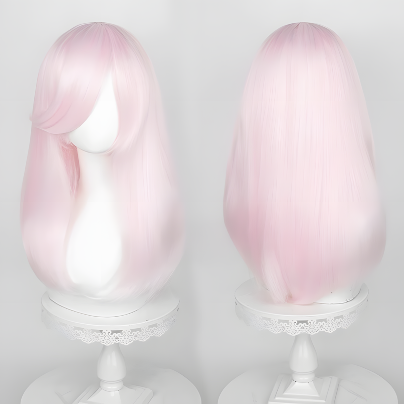 Non-styled Universal 50cm Mid-Length Wig For Wig Makers