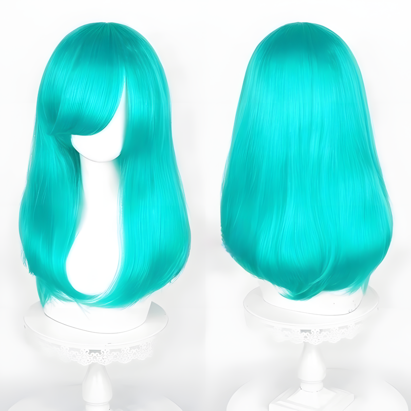 Non-styled Universal 50cm Mid-Length Wig For Wig Makers