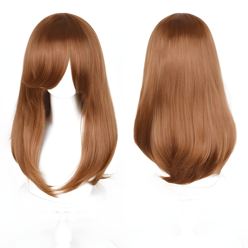 Non-styled Universal 50cm Mid-Length Wig For Wig Makers