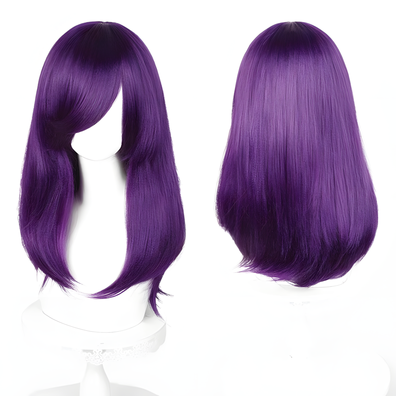 Non-styled Universal 50cm Mid-Length Wig For Wig Makers