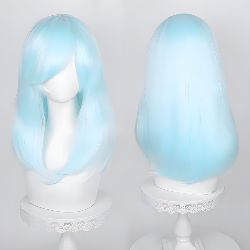 Non-styled Universal 50cm Mid-Length Wig For Wig Makers