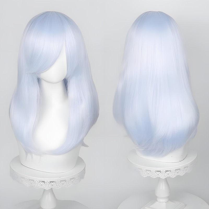 Non-styled Universal 50cm Mid-Length Wig For Wig Makers