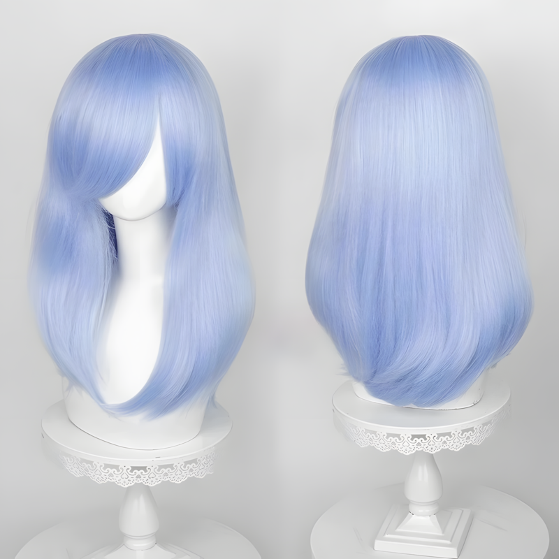 Non-styled Universal 50cm Mid-Length Wig For Wig Makers