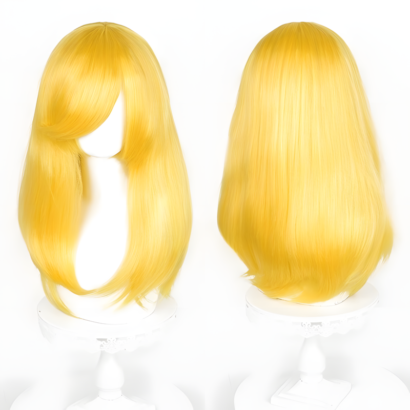 Non-styled Universal 50cm Mid-Length Wig For Wig Makers
