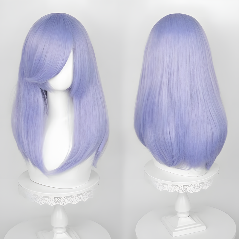 Non-styled Universal 50cm Mid-Length Wig For Wig Makers