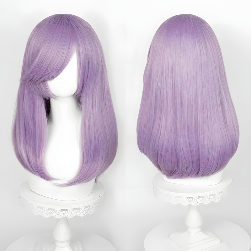 Non-styled Universal 50cm Mid-Length Wig For Wig Makers