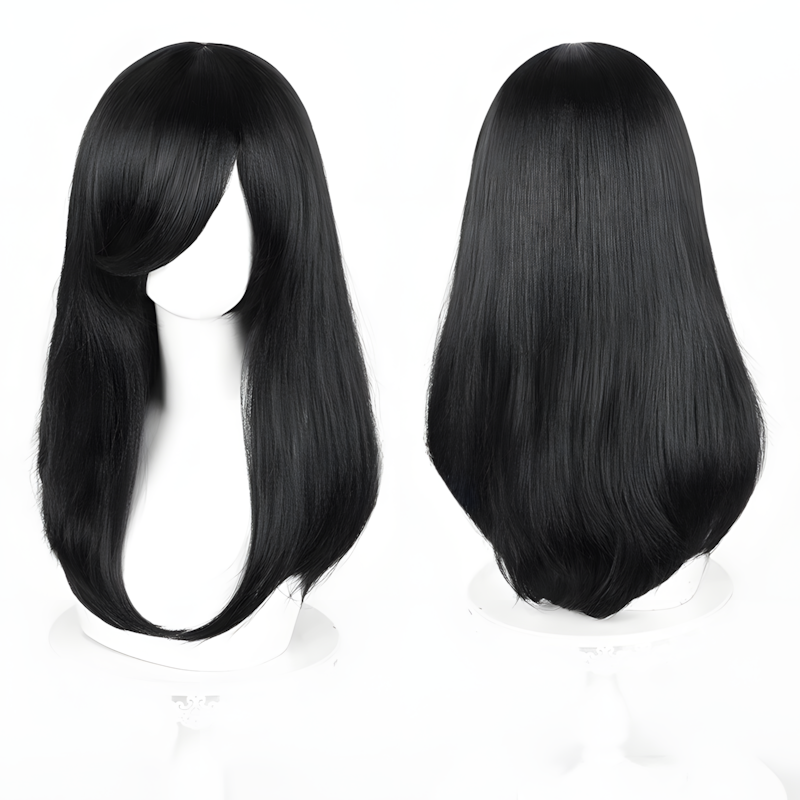 Non-styled Universal 50cm Mid-Length Wig For Wig Makers