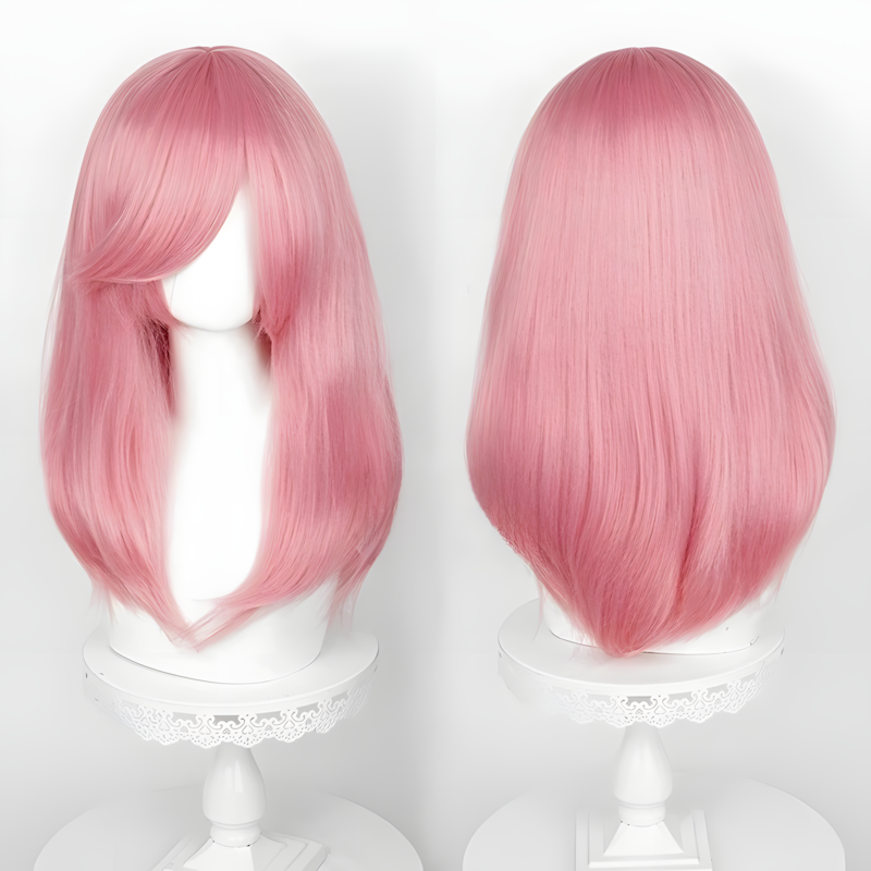 Non-styled Universal 50cm Mid-Length Wig For Wig Makers