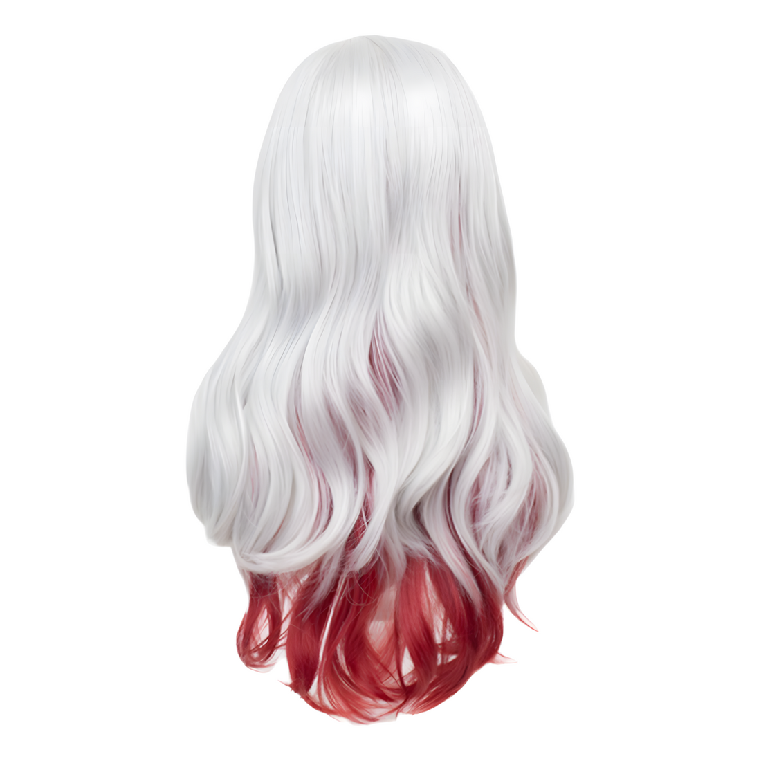 SAKUMETA ADA MESMER/PSYCHOLOGIST/DOOMSDAY RESCUER Silver-White Gradient Cosplay Wig